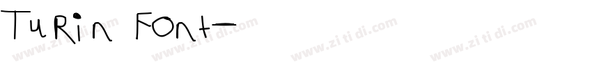 Turin Font字体转换